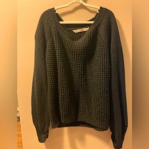 Black sweater from Bluenotes , women’s, size L, comfortable and warm.